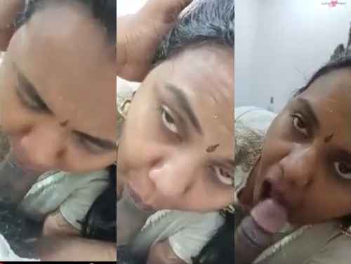 Chennai local aunty kathalan sunniyai naki oombum ool mms