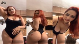 Aditi Mistry Viral Black Swim Suit Huge Glutes Show 2